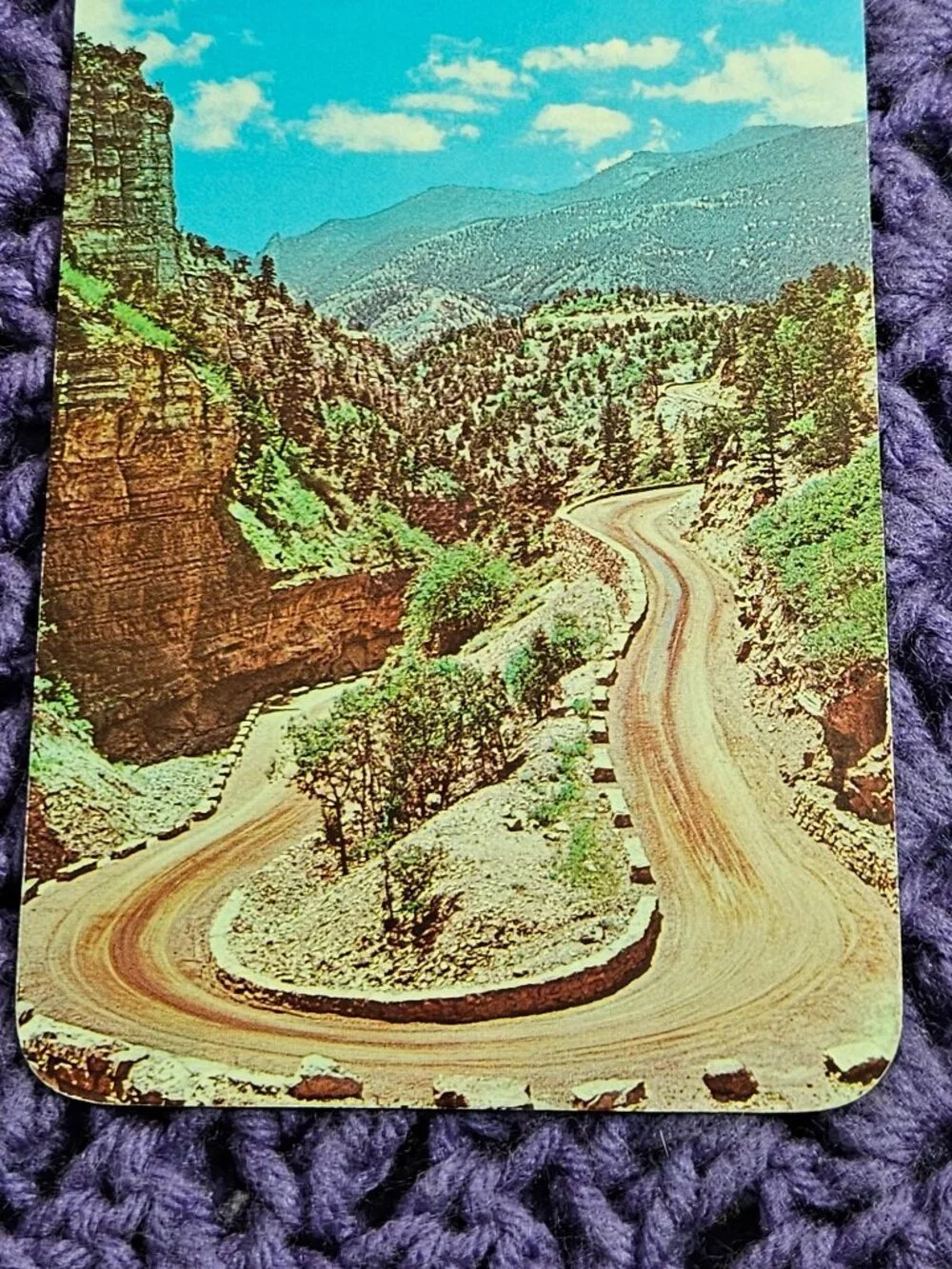 Horseshoe Curve in William Canyon Pikes Peak Region Colorado Postcard